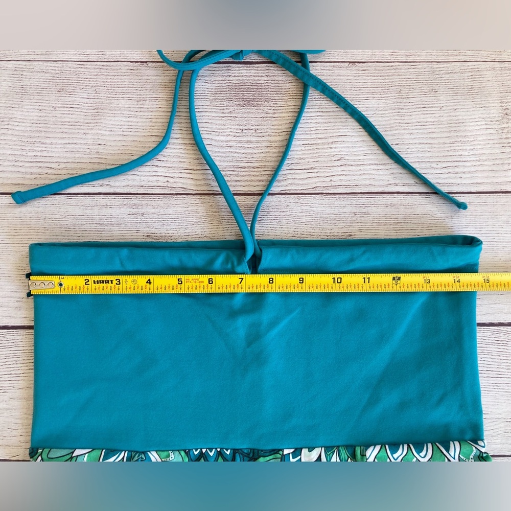 Prana Solana Convertible Dress - L - Teal blue green halter - Picture 8 of 9